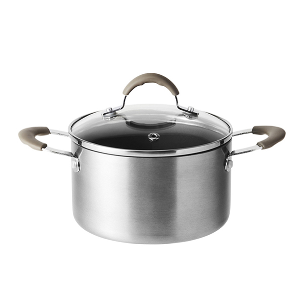 Nồi Locknlock Handycook Có Nắp Đậy 14Cm - Màu Xám - LHD1142, Nồi Locknlock Handycook Có Nắp Đậy 14Cm - Màu Xám - LHD1142